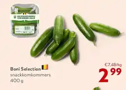 OKay Boni Selection snackkomkommers 400 g aanbieding