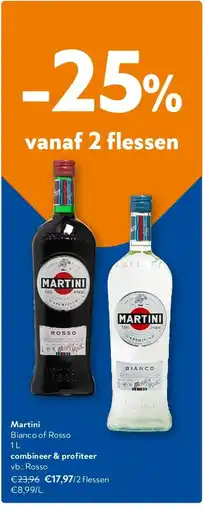 OKay Martini Bianco of Rosso 1 L aanbieding