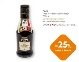 OKay Ponti rode of witte balsamicoazijn 250 ml aanbieding