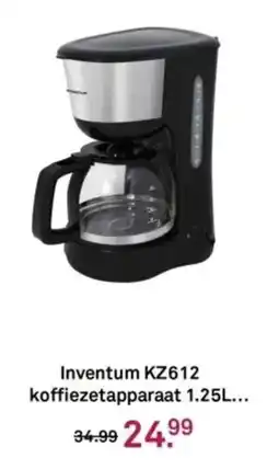 Karwei Inventum KZ612 koffiezetapparaat aanbieding