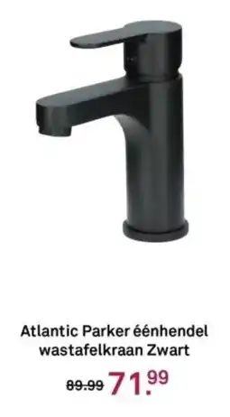 Karwei Atlantic Parker éénhendel wastafelkraan Zwart aanbieding