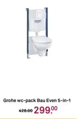 Karwei Grohe wc-pack Bau Even 5-in-1 aanbieding