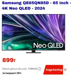 Bol.com Samsung QE65QN85D - 4K Neo QLED - 2024 aanbieding