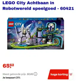 Bol.com Lego City Achtbaan in Robotwereld speelgoed 60421 aanbieding