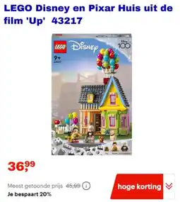 Bol.com Lego Disney en Pixar Huis uit de film 'Up' 43217 aanbieding