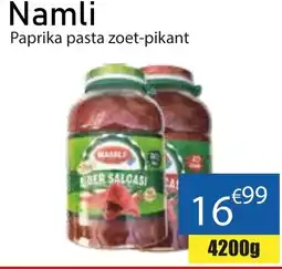 Tanger Markt Namli Paprika pasta zoet-pikant aanbieding