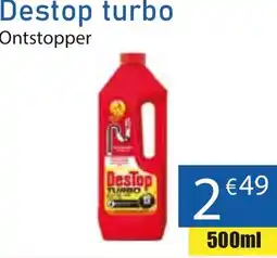 Tanger Markt Destop turbo Ontstopper aanbieding