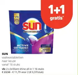 SUN brilliant shine all in 1 16 stuks