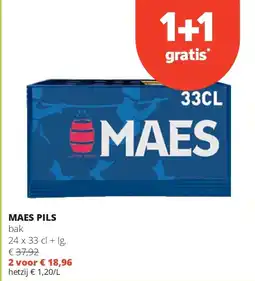 Spar MAES PILS bak aanbieding
