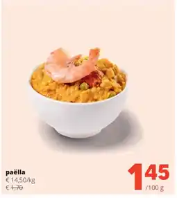Spar paëlla aanbieding