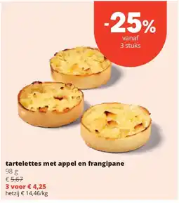 tartelettes met appel en frangipane 98 g