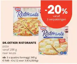 Spar DR.OETKER RISTORANTE pizza aanbieding