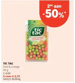 TIC TAC lime & orange 49 g