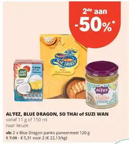 Spar Blue Dragon panko paneermeel 120 g aanbieding