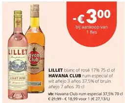 Spar Havana Club rum especial 37,5% 70 cl aanbieding