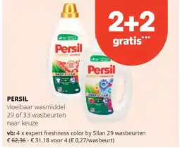 Spar PERSIL expert freshness color by Silan 29 wasbeurten aanbieding