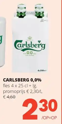 Spar CARLSBERG 0,0% aanbieding