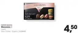 Hanos Hanos selektie macarons aanbieding