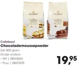 Hanos Callebaut Chocolademoussepoeder aanbieding
