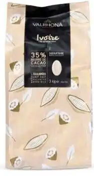Hanos Valrhona chocolade fèves ivoire aanbieding