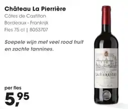 Hanos Château La Pierrière aanbieding