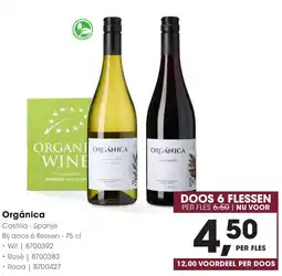 Hanos Orgánica aanbieding