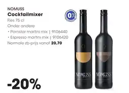 Hanos Nomuss cocktailmixer aanbieding