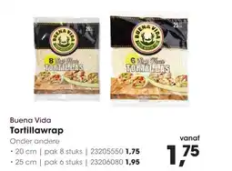 Hanos Buena vida tortillawrap aanbieding