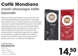 Hanos Caffè Mondiano Espressobonen aanbieding