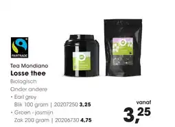 Hanos Tea Mondiano Losse thee aanbieding