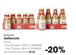 Hanos Nutroma Koffiemelk aanbieding