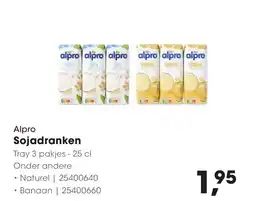 Hanos Alpro Sojadranken aanbieding