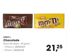 Hanos M&M's Chocolade aanbieding