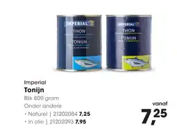 Hanos Imperial Tonijn aanbieding