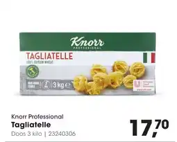 Hanos Knorr professional tagliatelle aanbieding