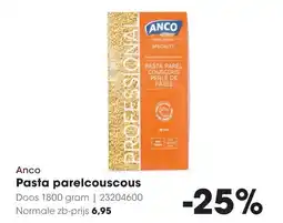 Hanos Anco Pasta parelcouscous aanbieding