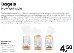 Hanos Kinny's Kitchen Bagels aanbieding