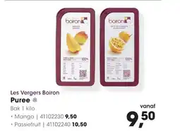 Hanos Les Vergers Boiron Puree aanbieding