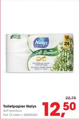 Hanos Toiletpapier Nalys aanbieding