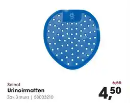 Hanos Select urinoirmatten aanbieding