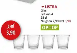 Weba LISTRA aanbieding