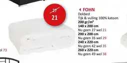 Weba FOHN aanbieding