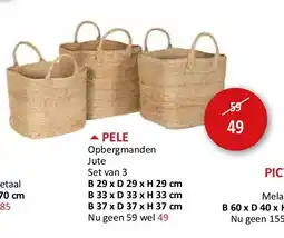 Weba PELE aanbieding