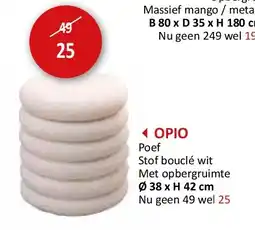 Weba OPIO aanbieding