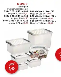 Weba Q LINE aanbieding