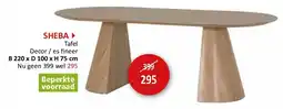 Weba SHEBA aanbieding