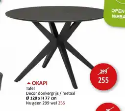 Weba OKAPI aanbieding