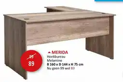 Weba MERIDA aanbieding