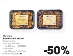 Hanos Mondiano roomboterkoekjes aanbieding