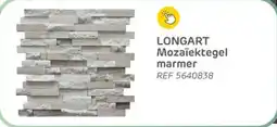 Brico Longart mozaïektegel marmer aanbieding